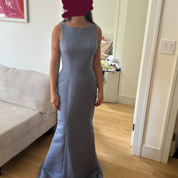 Amsale Bridesmaid Dress Eugenia in Dusk - size 2 - Picture 3 of 4